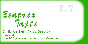 beatrix tajti business card